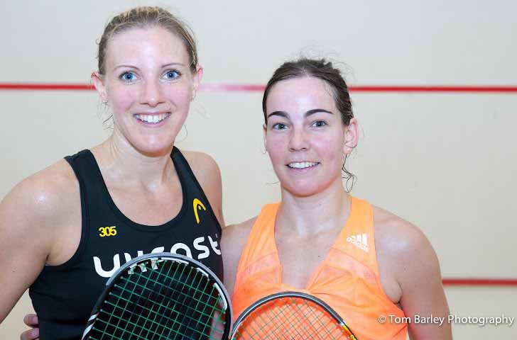 Laura and Jenny top the bill as Essex Ladies launch Squash Evolution