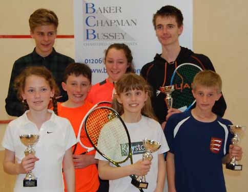 ESSEX JUNIOR OPEN: TWO days, 250 matches, Seven new Champions