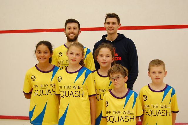 Fun and games at launch of Off The Wall Squash Academy