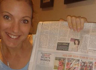 Massaro shortlisted for sportswoman of the year