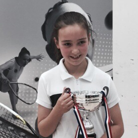 EMMA IS OFF THE WALL SQUASH PLAYER OF THE MONTH FOR JUNE