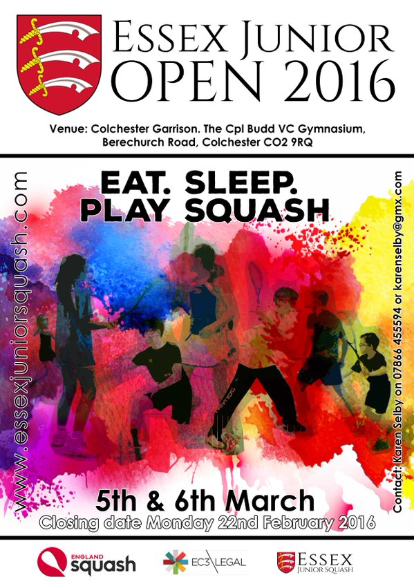 Final week to enter Essex Junior Open 2016