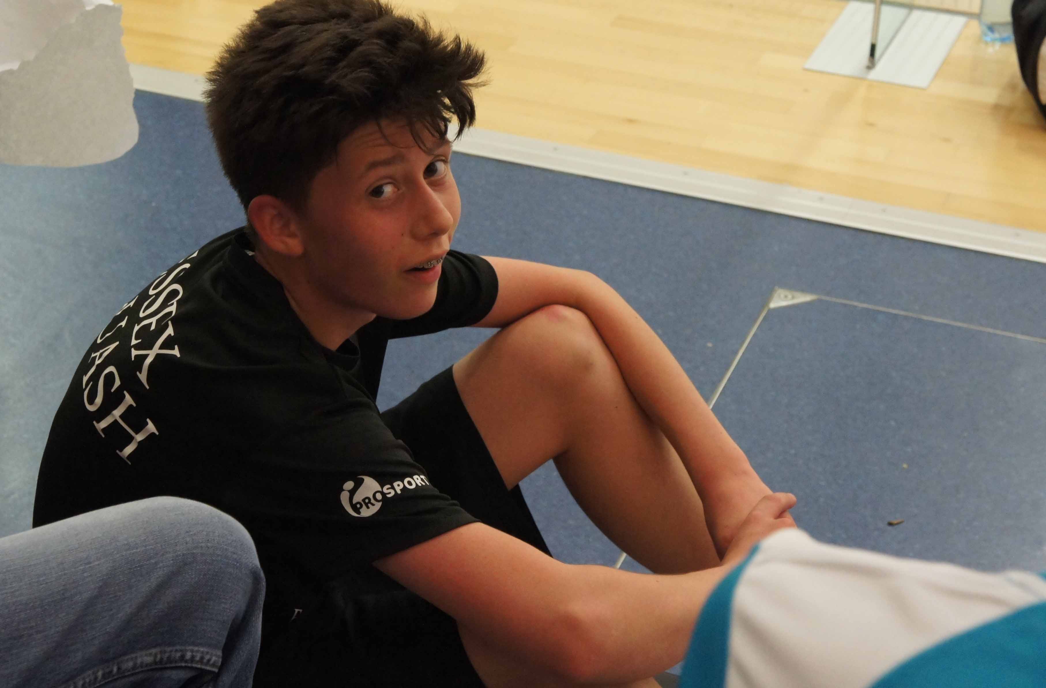 Harry Kitchens takes third spot at British Racketball Championships