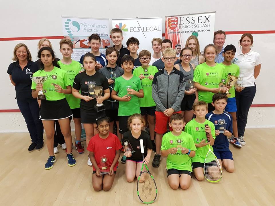 Amazing weekend of squash at Essex Junior Closed