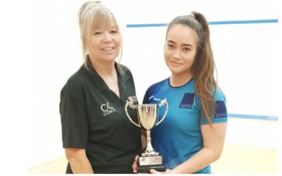 Fabulous new trophies for Essex Junior Closed squash champs