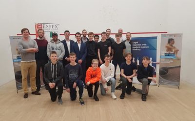 Essex Junior boys get their turn to take on Lloyds London Squash