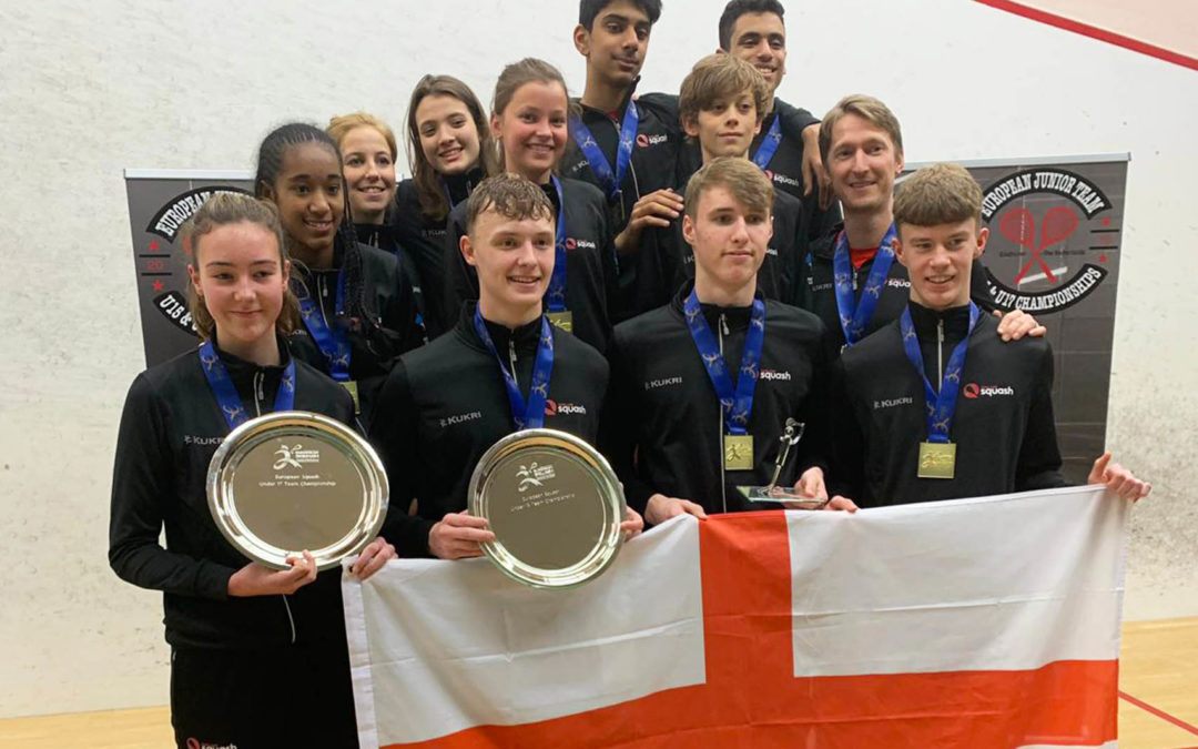 Yusef Sheikh and Emma Bartley help England to European junior titles