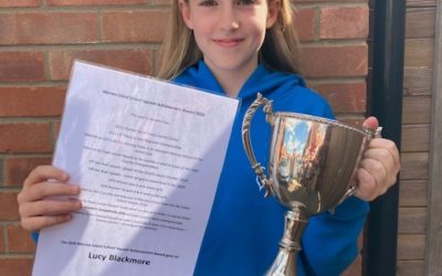 Lucy caps amazing year of squash with Mersea Island Achievement Award