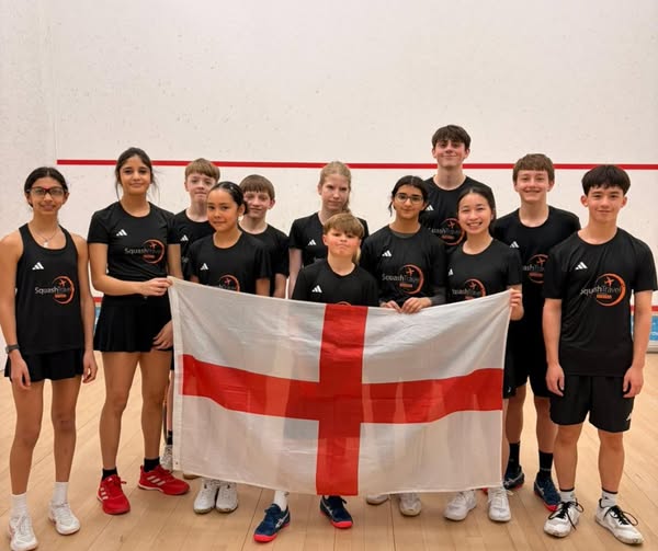 Essex squash players U15 England Team